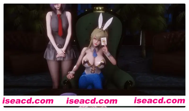 【3D动画/步兵】 Elarbaby: 赌场里的兔女郎(FGO阿尔托莉雅+玛修) 【350M/CV】