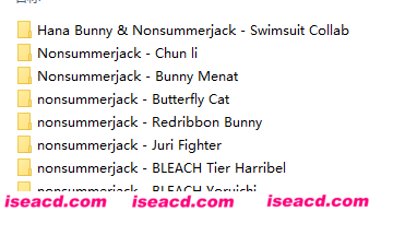 【COSPLAY/合集/带视频】黑皮美人 nonsummerjack 8套资源合集 【1.7G】