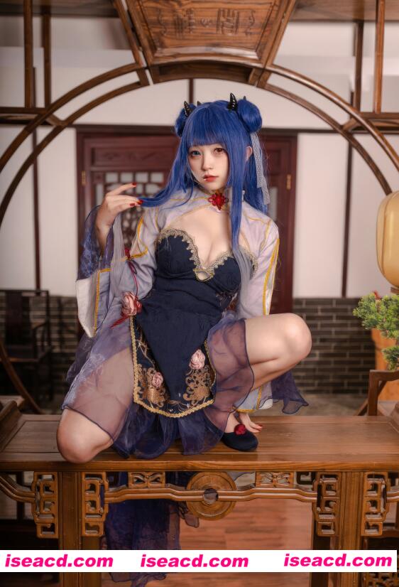 【cosplay】花铃 NO.46 – 伊吹·新桃换旧符[90p]【600M】