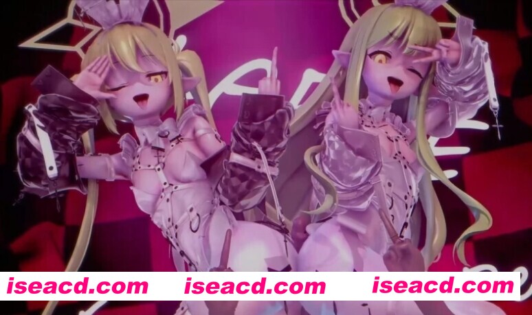 [MMD/步兵] 天平キツネ 7月23蔚蓝档案 双子雌小鬼橘光和橘望 [1V] [300M/CV]